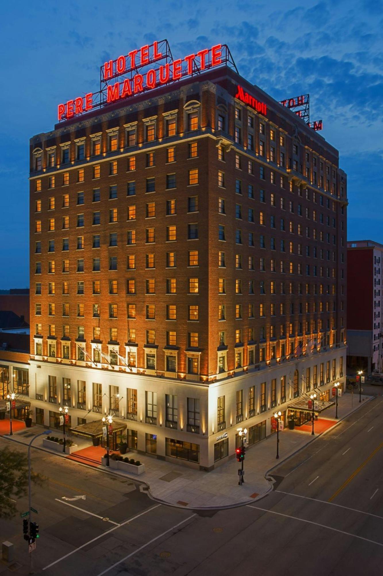 Peoria Marriott Pere Marquette Hotell Exteriör bild